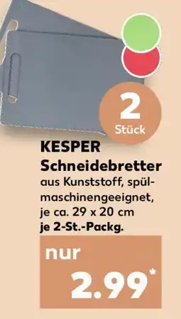 Kaufland KESPER Schneidebretter Angebot