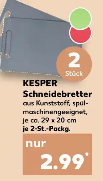 Kaufland KESPER Schneidebretter Angebot