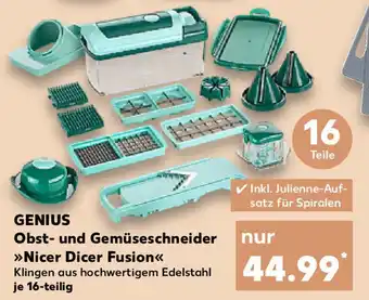 Kaufland GENIUS Obst- und Gemüseschneider Nicer Dicer Fusion Angebot
