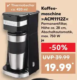 Kaufland Kaffee- maschine ACM1112Z Angebot