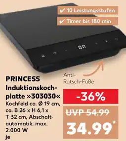 Kaufland PRINCESS Induktionskoch- platte 303030 Angebot