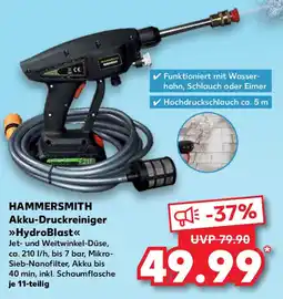 Kaufland HAMMERSMITH Akku-Druckreiniger HydroBlast Angebot