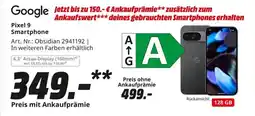 MediaMarkt Google Pixel 9 Smartphone Angebot