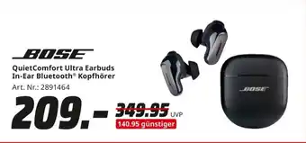 MediaMarkt BOSE QuietComfort Ultra Earbuds In-Ear Bluetooth Kopfhörer Angebot