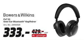 MediaMarkt Bowers & Wilkins Px7 S3 Over-Ear Bluetooth Kopfhörer Angebot