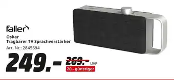 MediaMarkt faller Oskar Tragbarer TV Sprachverstärker Angebot