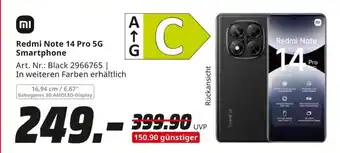 MediaMarkt Redmi Note 14 Pro 5G Smartphone Angebot