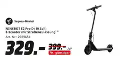 MediaMarkt NINEBOT E2 Pro D (10 Zoll) E-Scooter mir Straßenzulassung Angebot