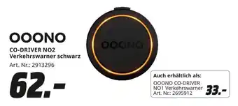 MediaMarkt OOONO CO-DRIVER NO2 Verkehrswarner schwarz Angebot