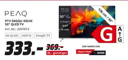 MediaMarkt PEAQ PTV 50GQU-5024C 50" QLED TV Angebot