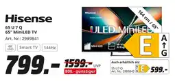 MediaMarkt Hisense 65" MiniLED TV Angebot