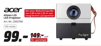 MediaMarkt acer AOpen L20 LED-Projektor Angebot