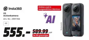 MediaMarkt Insta360 X5 Actionkamera Angebot
