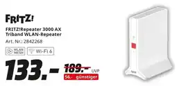 MediaMarkt FRITZ!Repeater 3000 AX Triband WLAN-Repeater Angebot