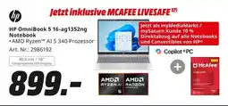 MediaMarkt hp HP OmniBook 5 16-ag1352ng Notebook Angebot