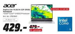 MediaMarkt acer Aspire Lite 14 (AL14-32P-36G8) Notebook Angebot