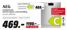 MediaMarkt AEG FUS6491AZM Geschirrspüler, unterbaufähig Angebot