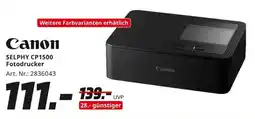 MediaMarkt Canon SELPHY CP1500 Fotodrucker Angebot