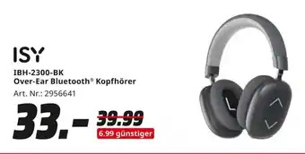 MediaMarkt ISY IBH-2300-BK Over-Ear Bluetooth Kopfhörer Angebot