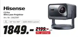 MediaMarkt Hisense C2 Pro Mini Laser Projektor Angebot