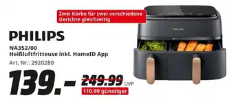 MediaMarkt PHILIPS Heißluftfritteuse inkl. HomeID App Angebot