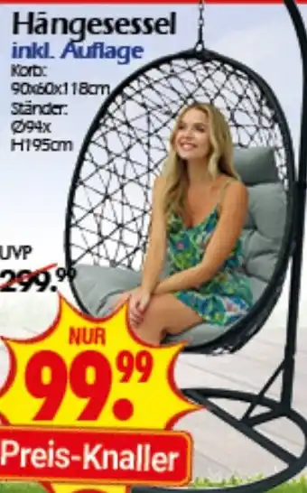 Wreesmann Hängesessel inkl. Auflage Angebot
