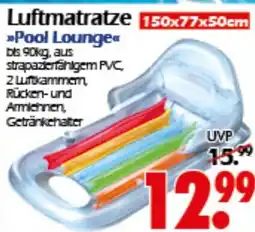 Wreesmann Luftmatratze Pool Lounge Angebot