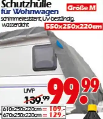 Wreesmann Schutzhülle für Wohnwagen Angebot