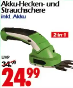 Wreesmann Akku-Hecken- und Strauchschere Angebot