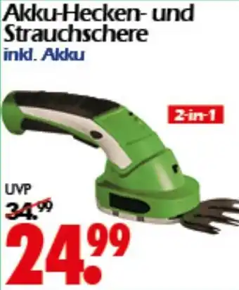 Wreesmann Akku-Hecken- und Strauchschere Angebot