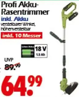 Wreesmann Profi Akku- Rasentrimmer Angebot