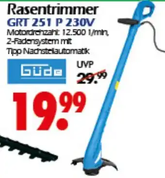 Wreesmann Rasentrimmer GRT 251 P 230V Güde Angebot