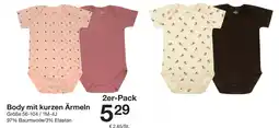 Zeeman Body mit kurzen Ärmeln 2er-Pack Angebot