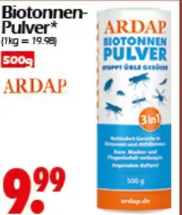 Wreesmann ARDAP Biotonnen- Pulver Angebot