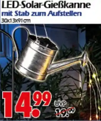 Wreesmann LED-Solar-Gießkanne Angebot