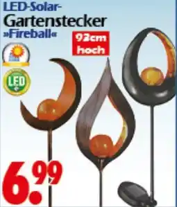 Wreesmann LED-Solar- Gartenstecker Fireball Angebot