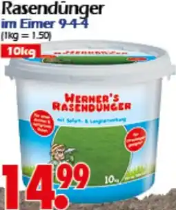 Wreesmann Rasendünger im Eimer Angebot