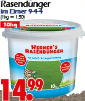 Wreesmann Rasendünger im Eimer Angebot