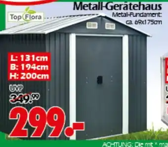 Wreesmann Top Flora Metall-Gerätehaus Angebot