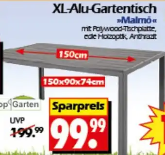 Wreesmann Top Garten XL-Alu-Gartentisch Angebot