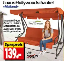 Wreesmann Luxus-Hollywoodschaukel Top Garten Angebot