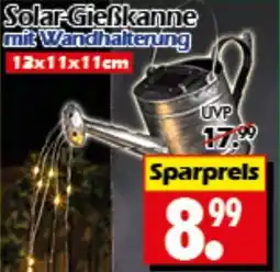 Wreesmann Solar Gießkanne mit Wandhaltering Angebot
