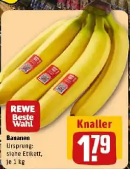 REWE REWE Beste Wahl Bananen Angebot