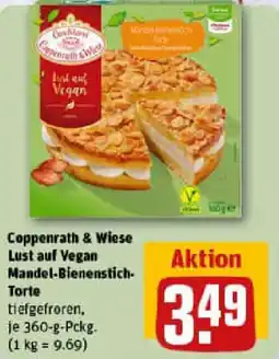 REWE Coppenrath & Wiese Lust auf Vegan Mandel-Bienenstich. Torte Angebot