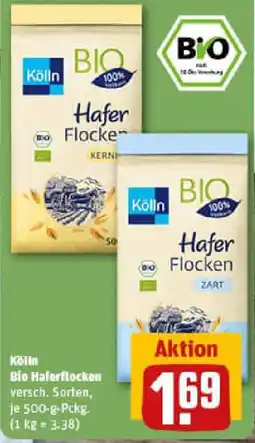 REWE Kölln Bio Haferflocken Angebot