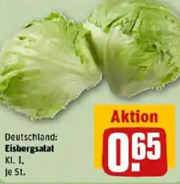 REWE Eisbergsalat Angebot