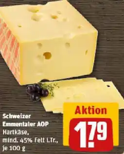 REWE Schweizer Emmentaler AOP Angebot