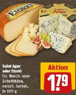 REWE Saint Agur oder Etorki Angebot