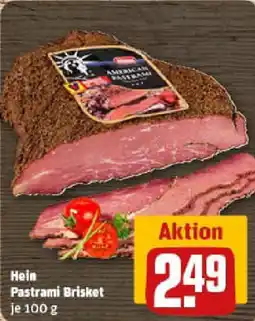 REWE Hein Pastrami Brisket Angebot