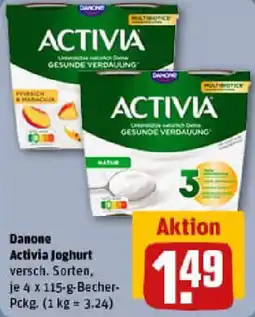 REWE Danone Activia Joghurt Angebot